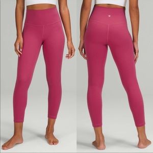NWT lululemon align HR pink lychee color